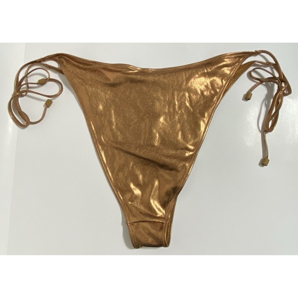 Skims Bikini Bottoms Women's 4X Penny Copper Bronze Brown String Cheeky NEW - Picture 3 of 15